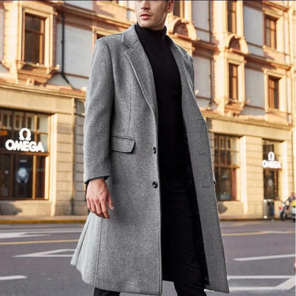 Manteau Imperméable Hiver Pour Homme | Long et Élégant