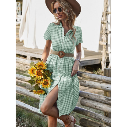 Robe Femme Été Carreaux Colorés - luxestyle