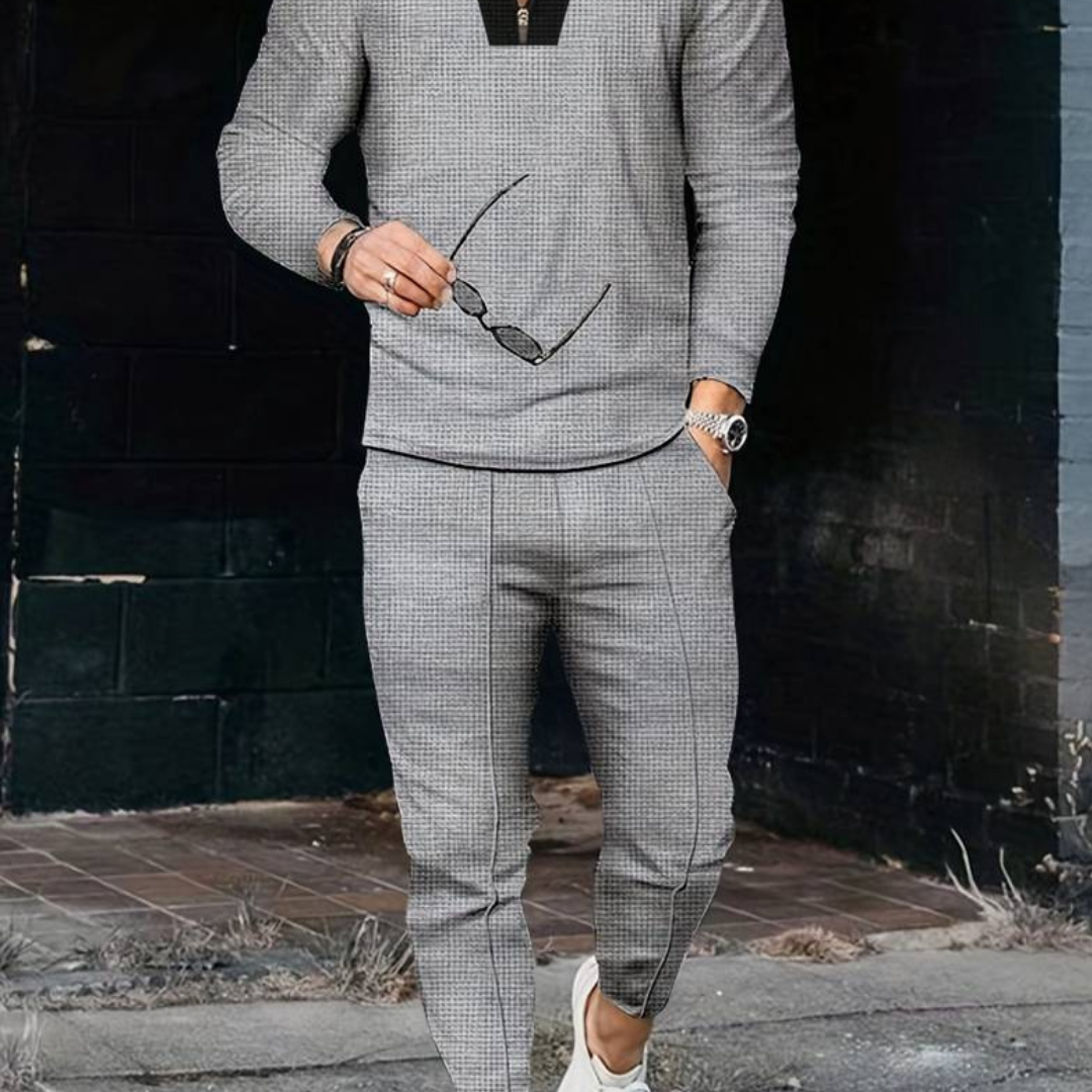 Tenue Décontractée Homme Veste et Pantalon Relax - LuxeStyle