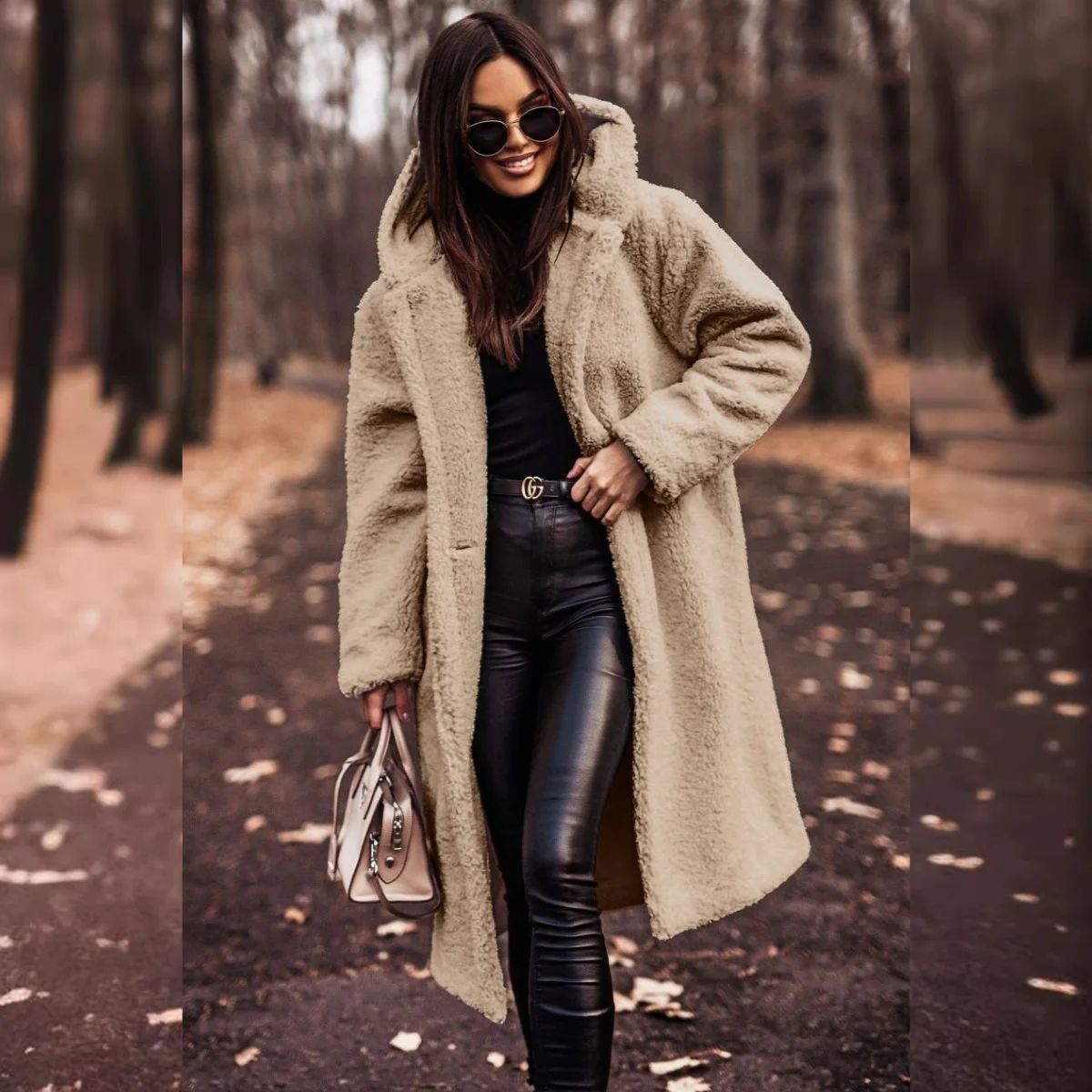 Manteau Automne Femme Élégant - Veste Hivernale Douce avec Fermeture Éclair et Style Actuel