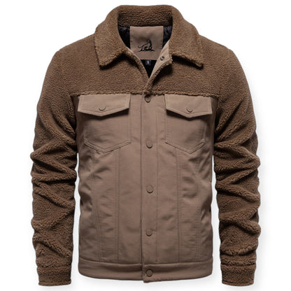 Veste Hivernale Chaude avec Fermeture Éclair pour Homme