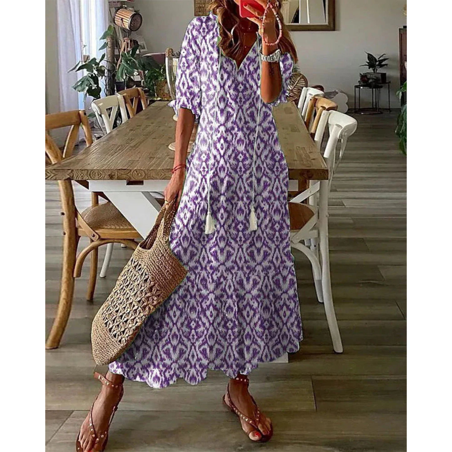 Robe Femme Élégante Longueur Grande