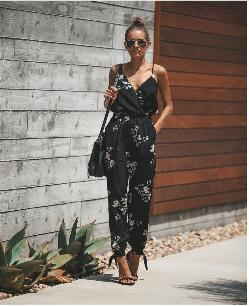 Short Femme Fleuri Été - Robe Courte en Coton Legère avec Imprimé Floral