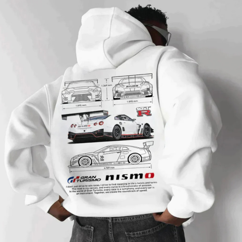 Sweat à capuche oversize homme confortable