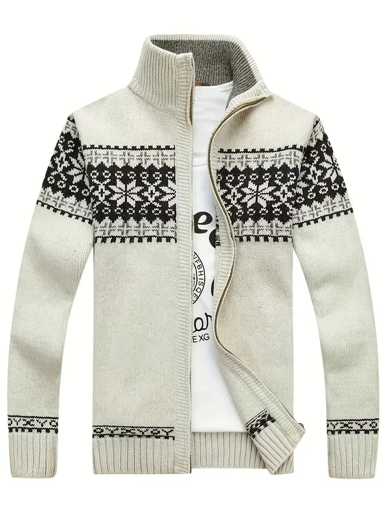 Cardigan Chic à Manches Longues pour Homme