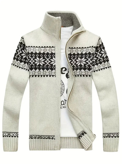 Cardigan Chic à Manches Longues pour Homme