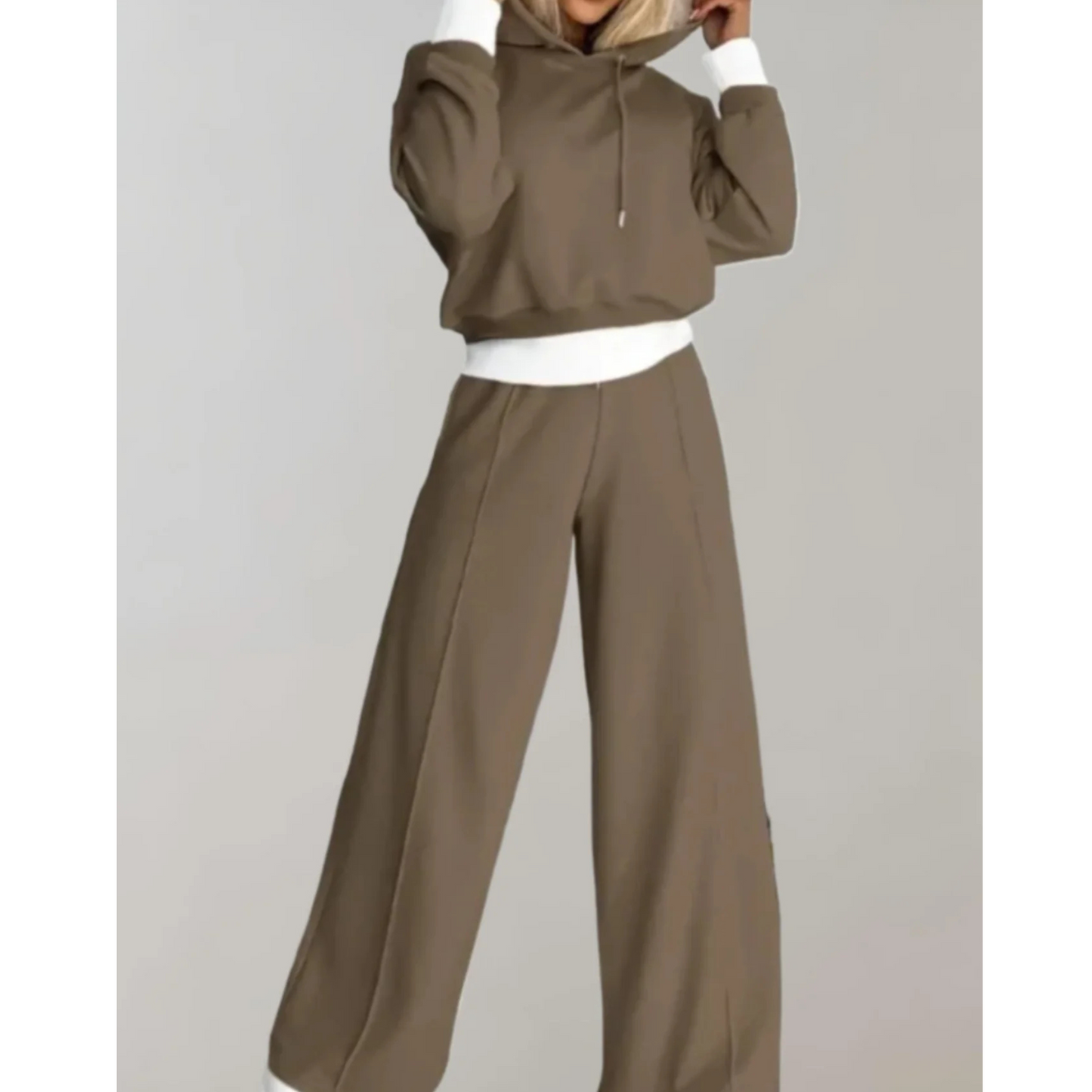 Ensemble Femme 2 Pièces Décontracté | Hoodie Coloré & Pantalon Élégant