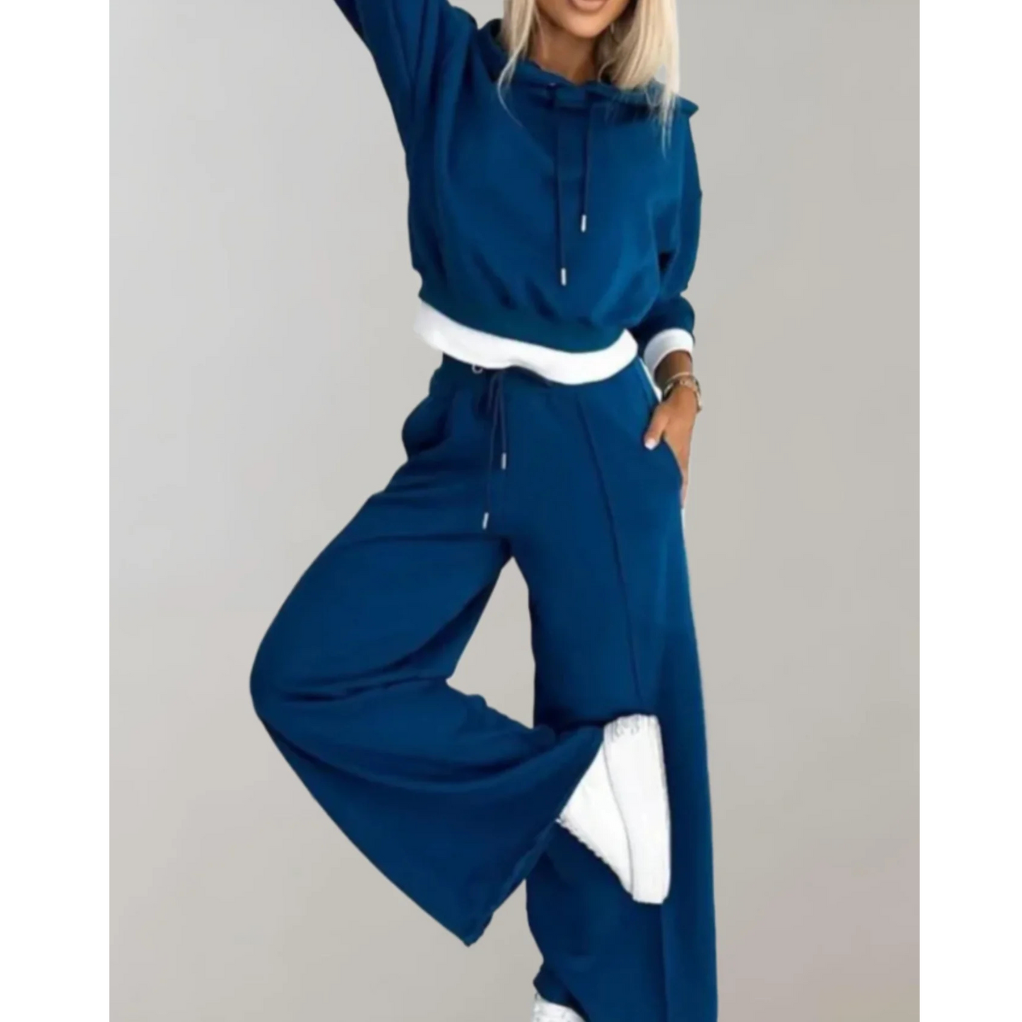 Ensemble Femme 2 Pièces Décontracté | Hoodie Coloré & Pantalon Élégant
