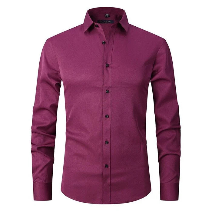 Chemise Homme Stylique à Manches Longues Classique