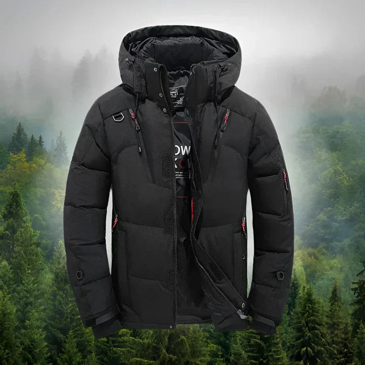 Doudoune Hivernale Homme avec Capuche Dézippee