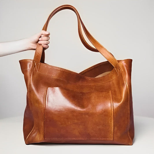 Sac à Épaule Chic en Cuir Véritable pour Femme - LuxeStyle