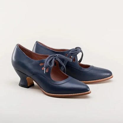 Chaussures de danse élégantes noires à talons hauts