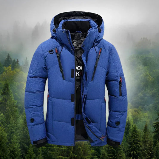 Doudoune Hivernale Homme avec Capuche Dézippee - LuxeStyle