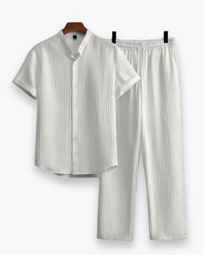 Tenue Été Homme Décontractée - Chemise Courte & Pantalon Léger