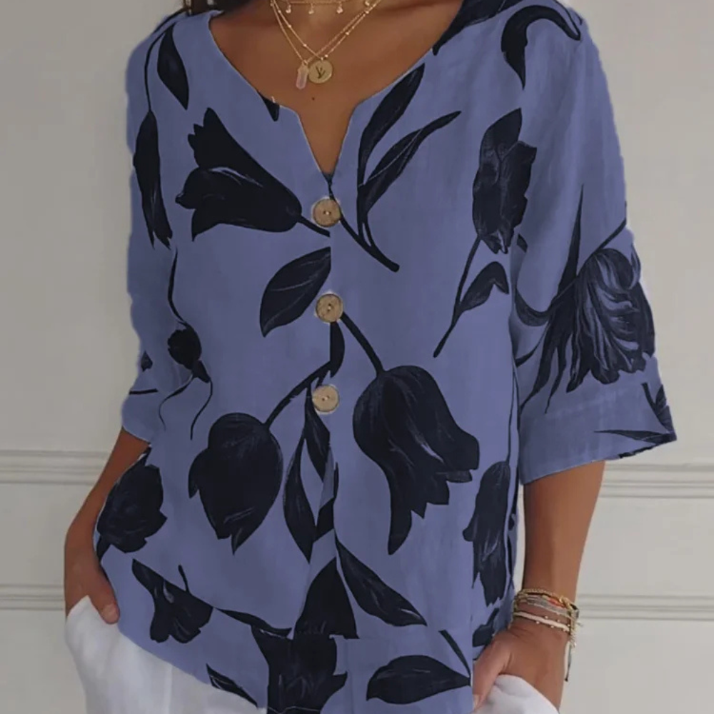 Blouse Florale Élégante pour Femme