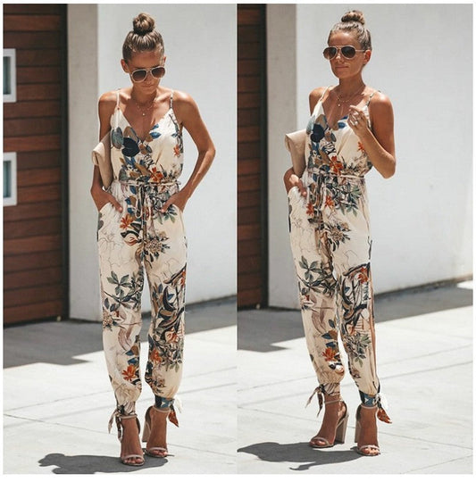 Short Femme Fleuri Été - Robe Courte en Coton Legère avec Imprimé Floral - LuxeStyle