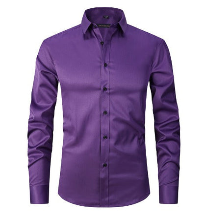 Chemise Homme Noir Slim Fit