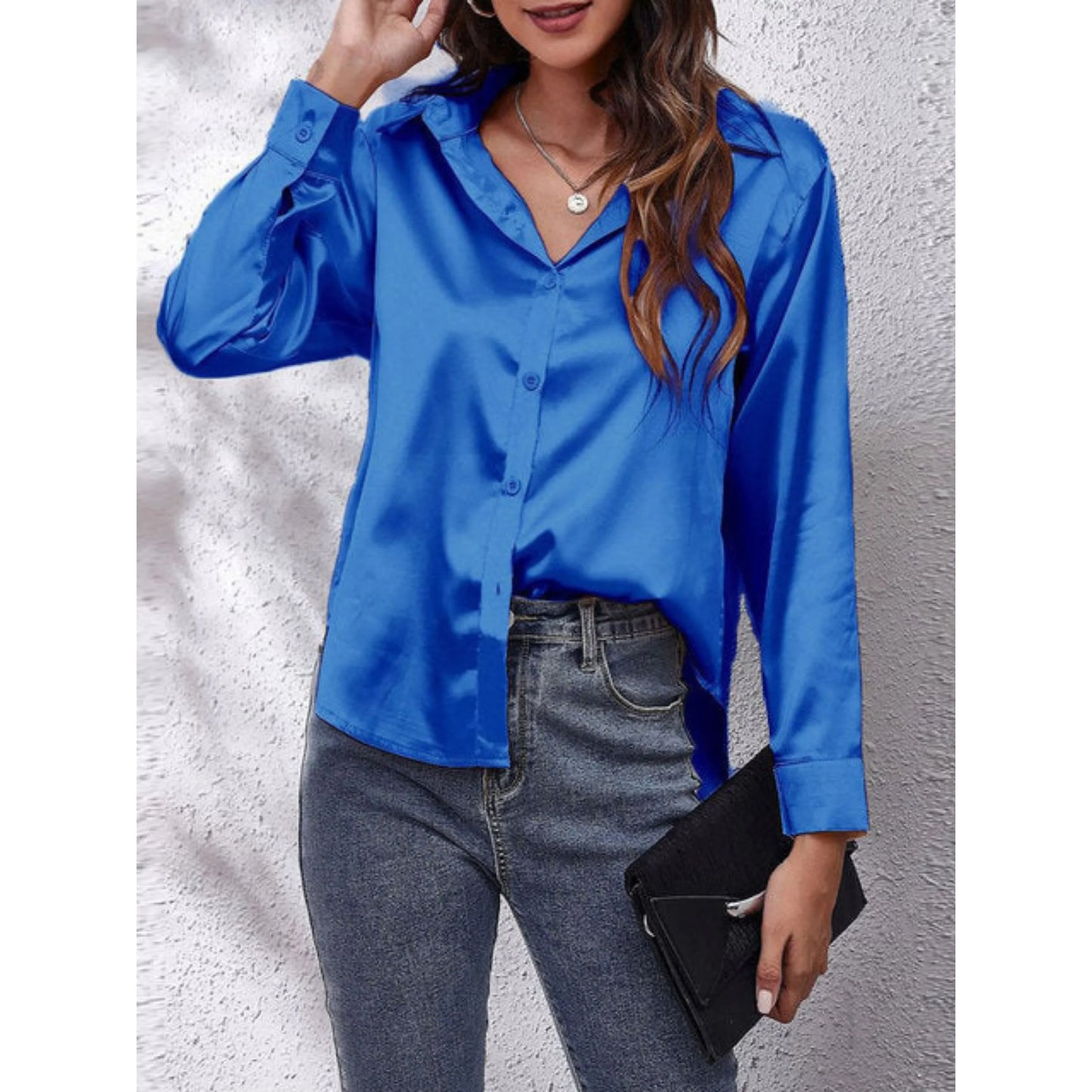 Chemise Femme Élégante en Soie