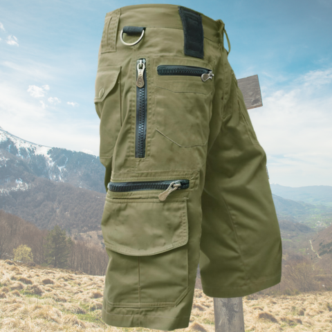 Shorts Cargo Militaires pour Hommes | Confort et Polyvalence - LuxeStyle