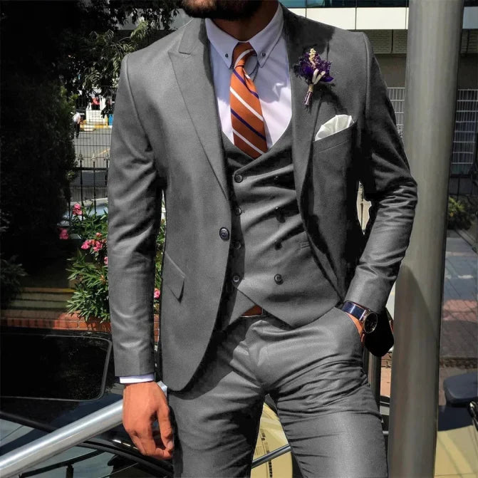 Costume Mariage Homme Élégant Tailleur Noir