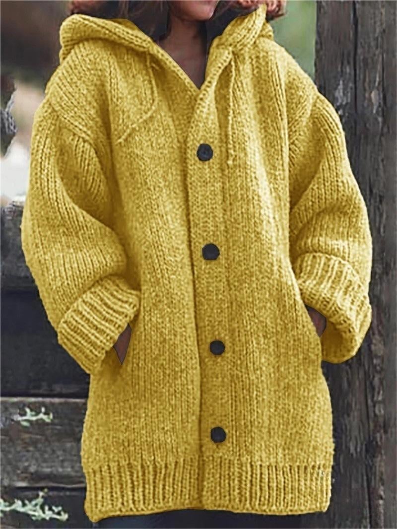Gilet Long Femme Très Doux avec Capuche - Style Chic et Confortable - LuxeStyle