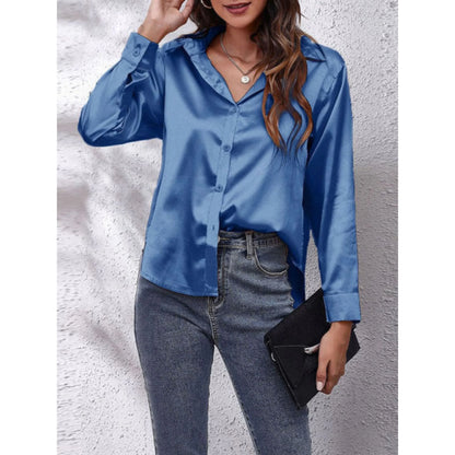 Chemise Femme Élégante en Soie