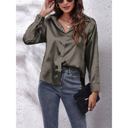 Chemise Femme Élégante en Soie
