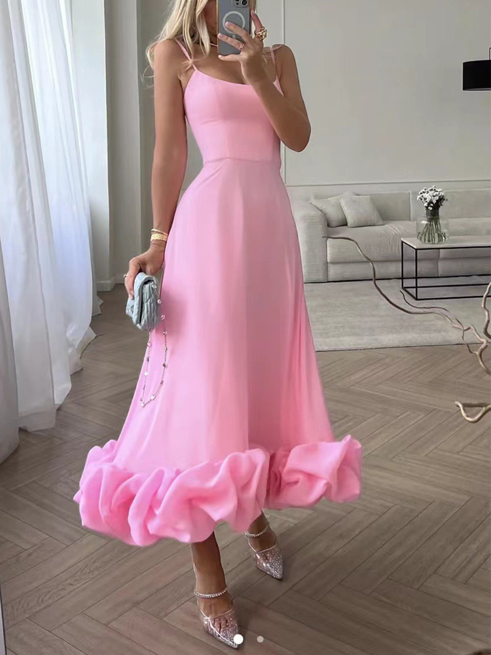 Liliana™ – Robe Longue Femme Élégante en Tissu Léger et Respirant