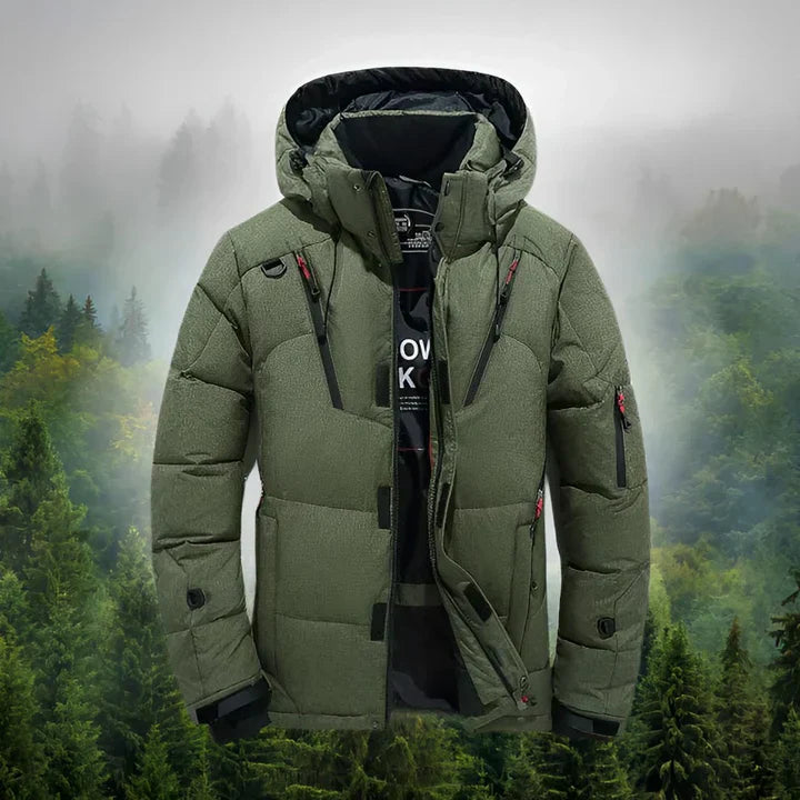 Doudoune Hivernale Homme avec Capuche Dézippee