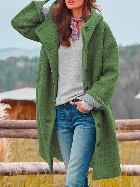 Veste Femme Élégante Hiver - Manteau Douillet avec Poches Utiles - LuxeStyle