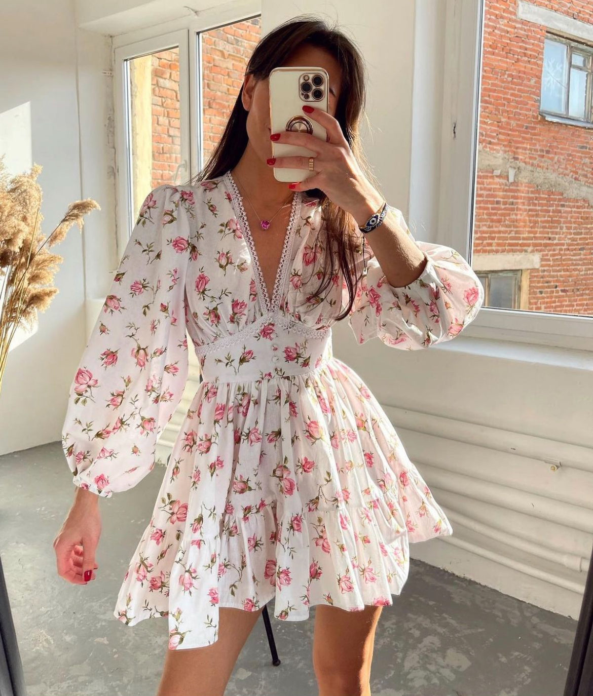 Florelise™ – Robe Femme Courte à Fleurs Élégante et Confortable