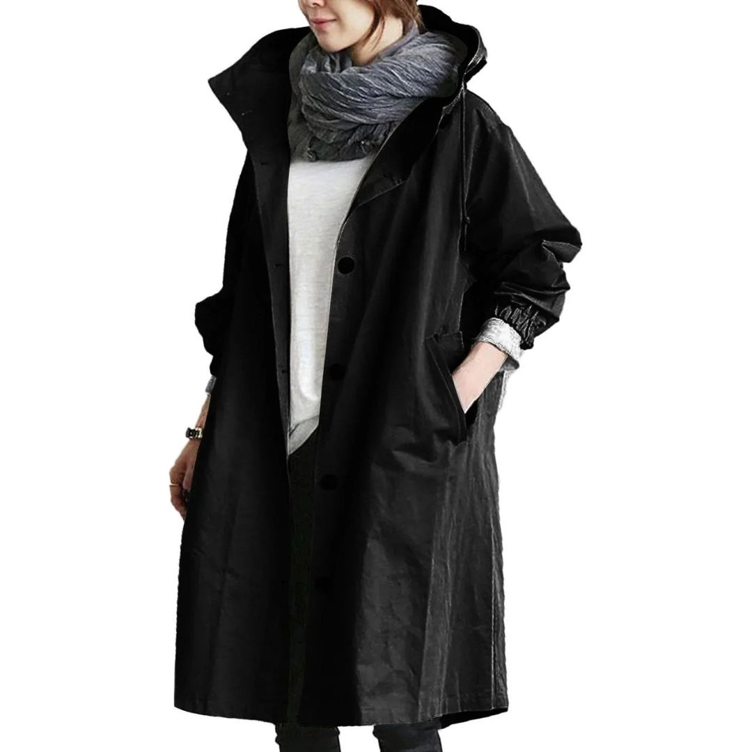 Manteau Imperméable Femme Élégant Long