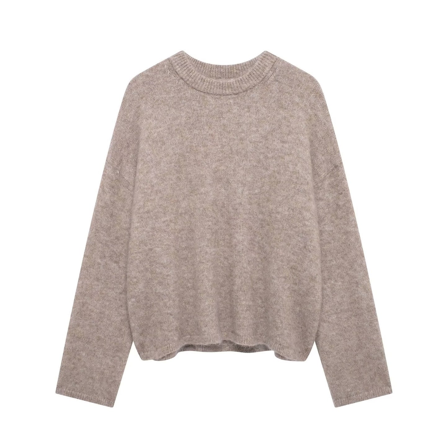 Pull Femme Col Rond Décontracté - LuxeStyle