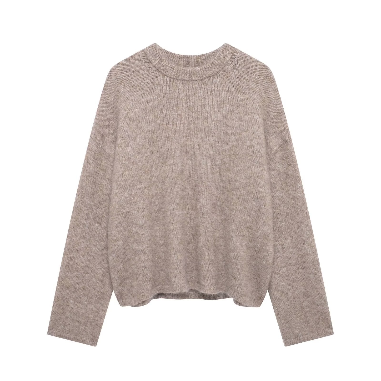 Pull Femme Col Rond Décontracté - LuxeStyle