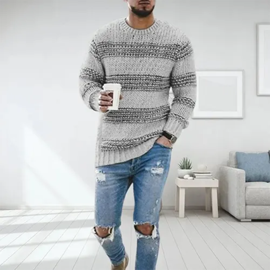 Pull en Maille Pour Homme Hiver