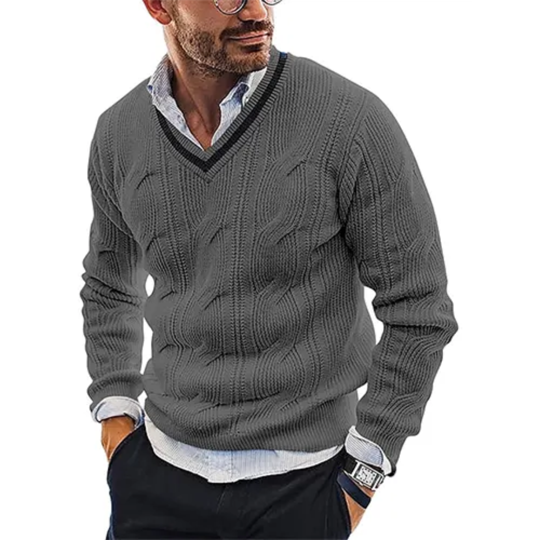 Pull à Col V Douillet pour Homme