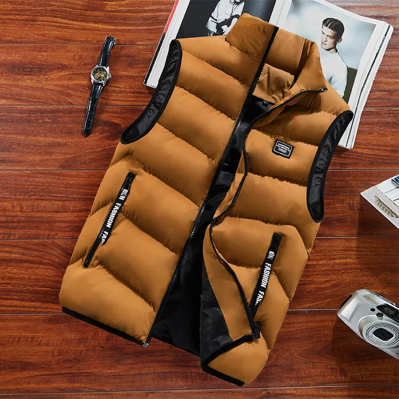 Gilet Isolant Homme Sans Manches, Douillet et Éclair