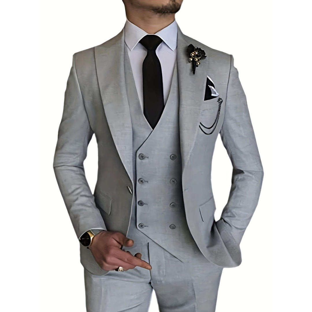 Costume Homme Mariage Élégant 3 Pièces