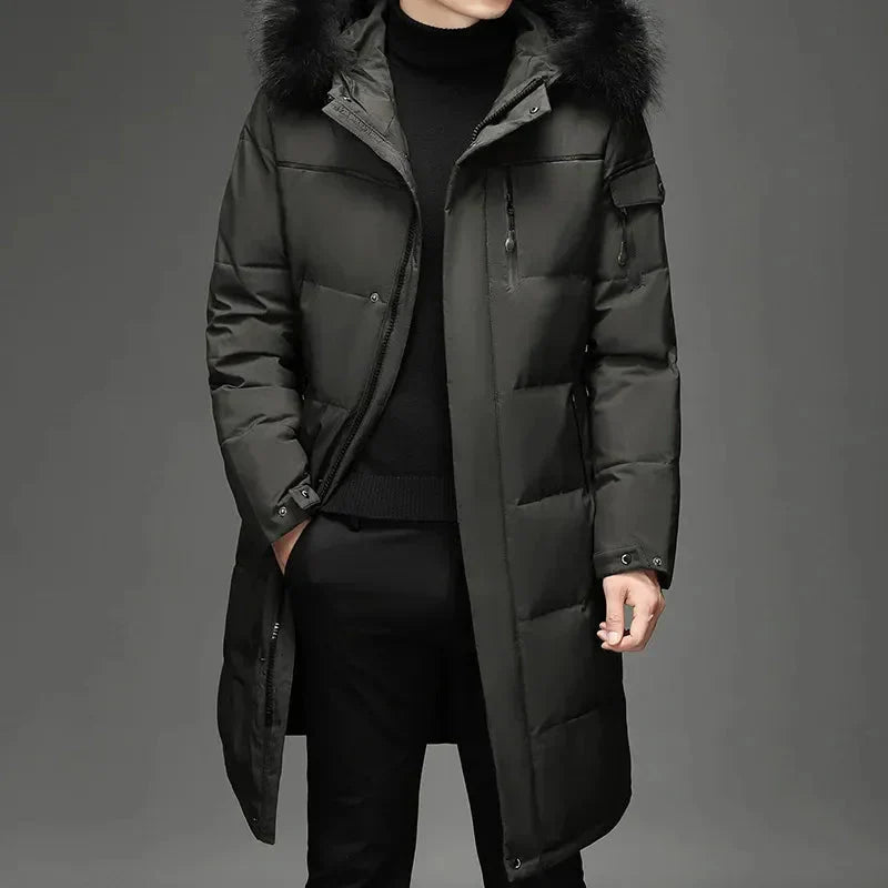 Doudoune Hiver Homme avec Capuche Réglable