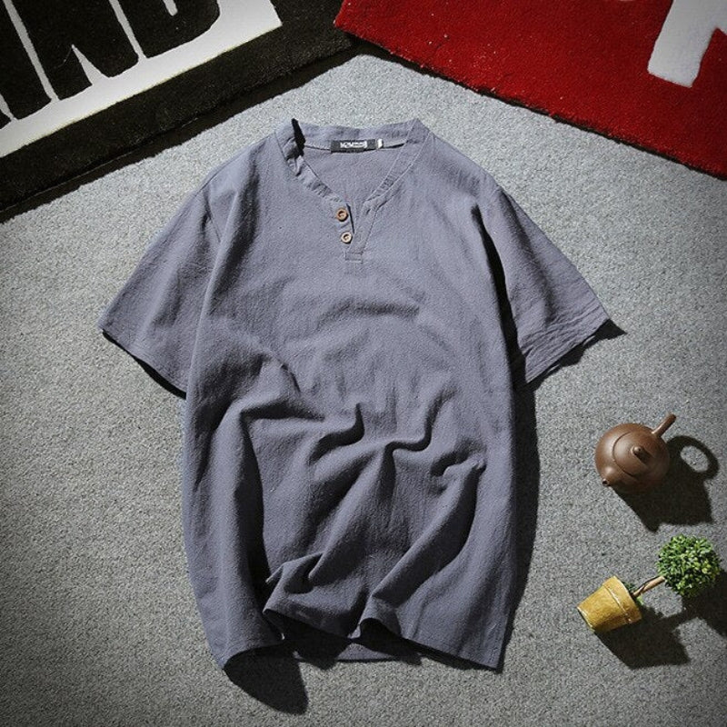 T-shirt Homme Décontracté Manches Courtes Élégant