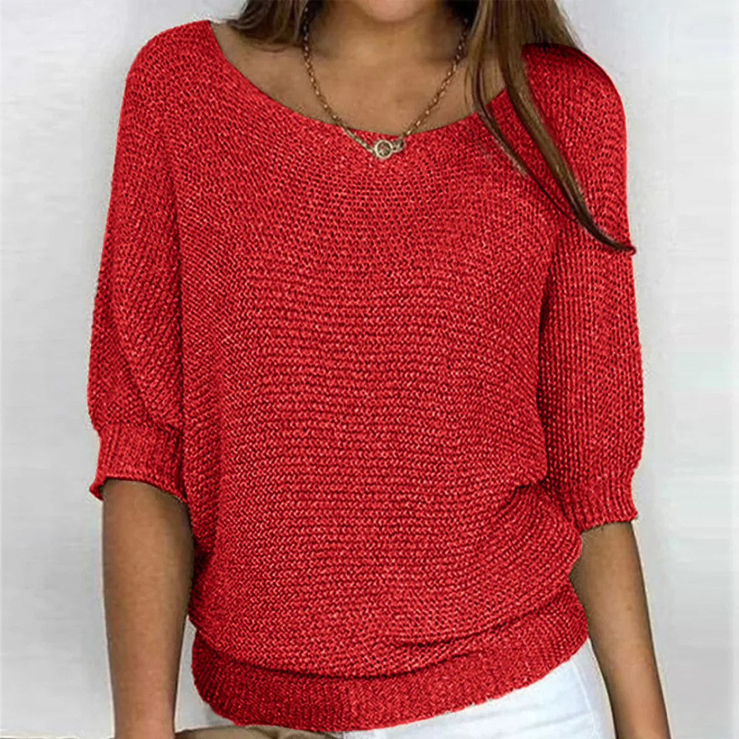 Pull Tricotée Élégant pour Femme | Parfait Pour Le Printemps
