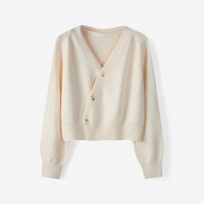 Pull Femme Confortable à Col en V