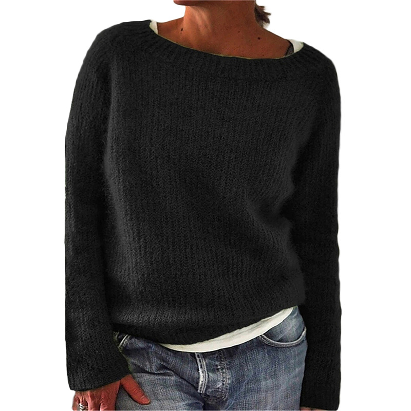 Pull Tricot Femmes Élégant Quotidien