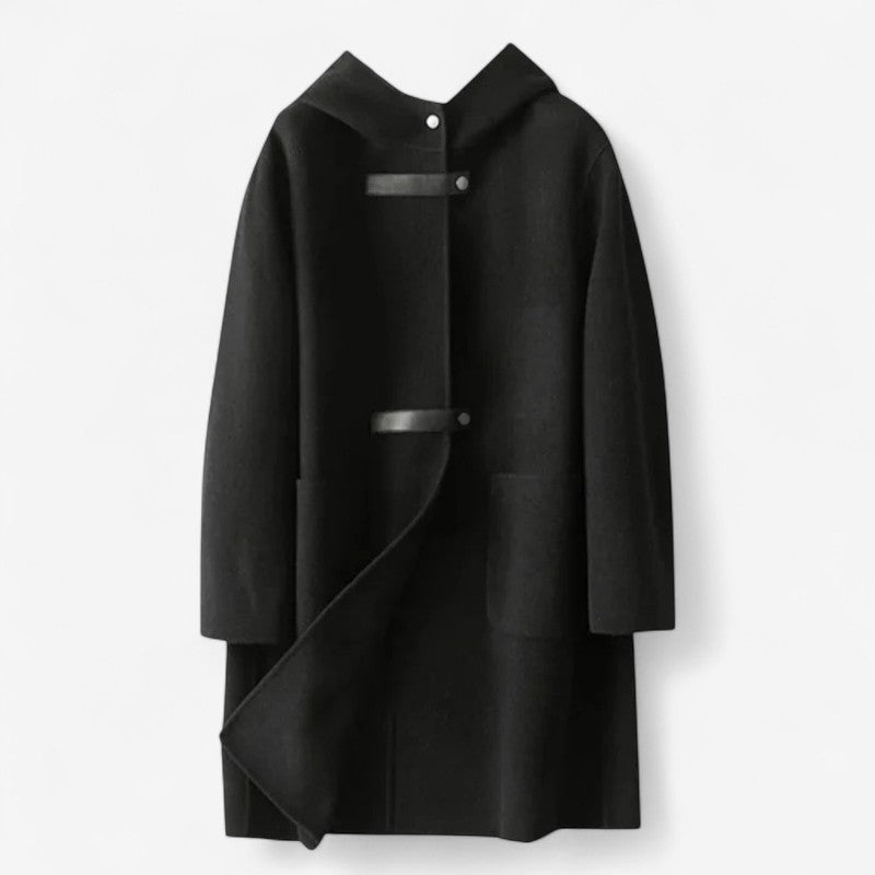 Veste à Capuche Élégante Manches Longues