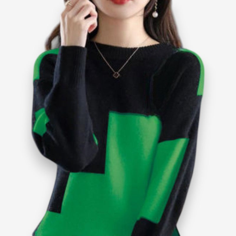 Pull Femme Tricot Chic à Manches Longues