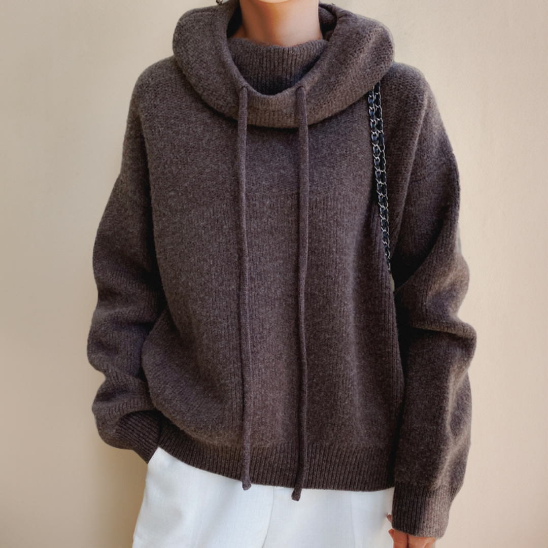 Pull Capuche Femme Chic Hiver