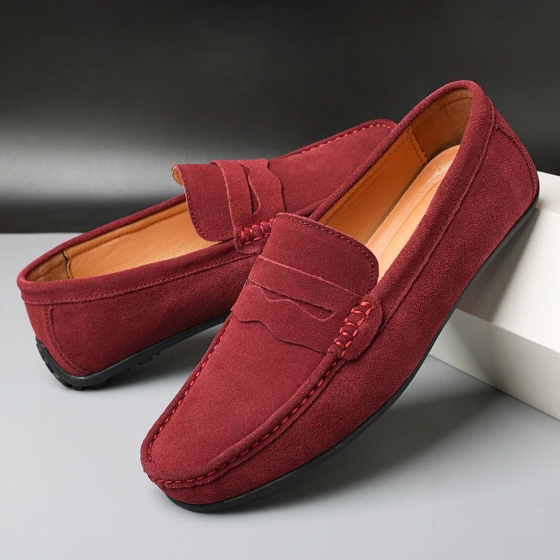 LeDreux™ – Mocassins pour Hommes en Daim Élégants et Confortables