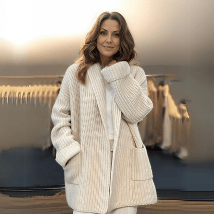 Cardigan Féminin Longues Manches Élégant pour Femme