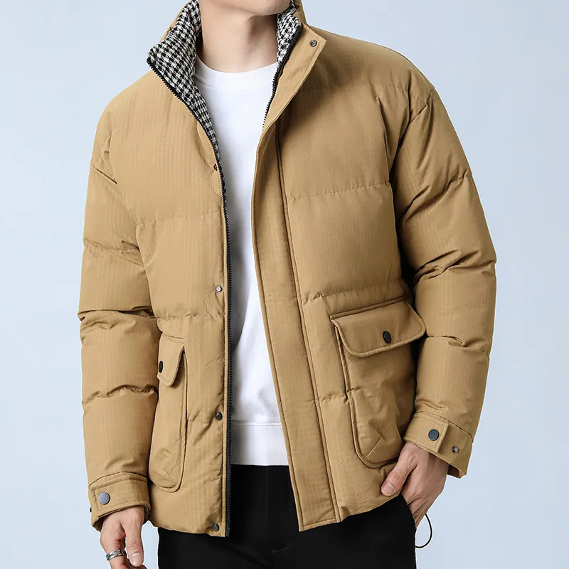 Veste Hiver Élégante Fermeture Éclair pour Homme