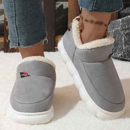 Bottines Femme Hiver Confortable en Peluche - LuxeStyle